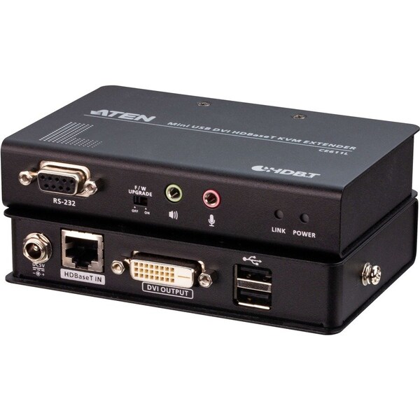 Aten Mini USB DVI HDBaseT KVM Extender (1920 x 1200@100m) CE611 - main