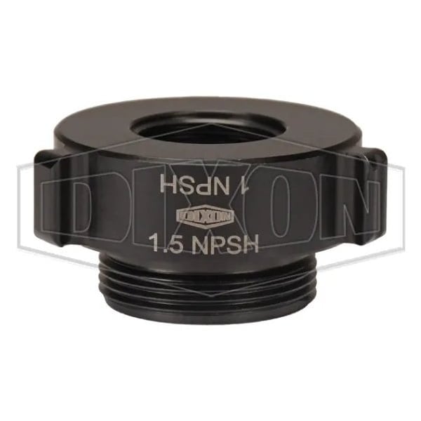 Dixon Style N37 Rocker Lug Hydrant Adapter, 1 x 1-1/2 in, FNPSH x MNPSH, Aluminum, Hardcoat Anodized N37-10S15S - main