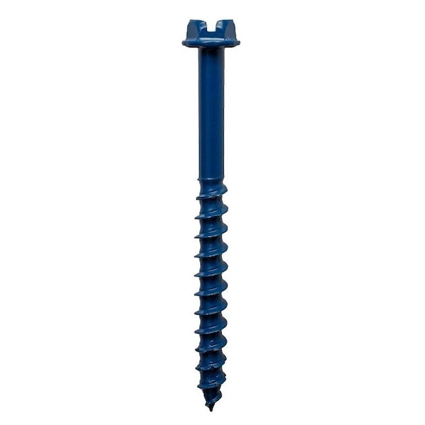 Simpson Strong-Tie Titen Turbo Screw Anchor, 1/4 in Dia, 2-3/4 in L, Carbon Steel, Ceramic-Coated/Zinc TNT25234HC8 - main