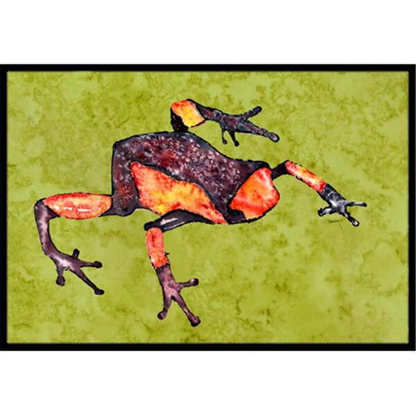 Carolines Treasures 8689JMAT Frog Indoor Or Outdoor Doormat, 24 x 36 in. 8689JMAT - main