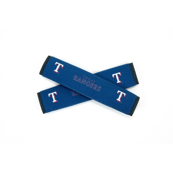 Coverking SEAT BELT PADS WITH TEXAS RANGERS LOGO HH9YUD - main