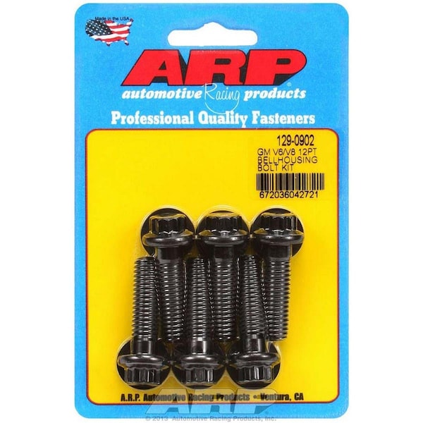 Arp 1290902 12 Point Bellhousing Bolt Kit for GM V6V8 ARP129-0902 - main