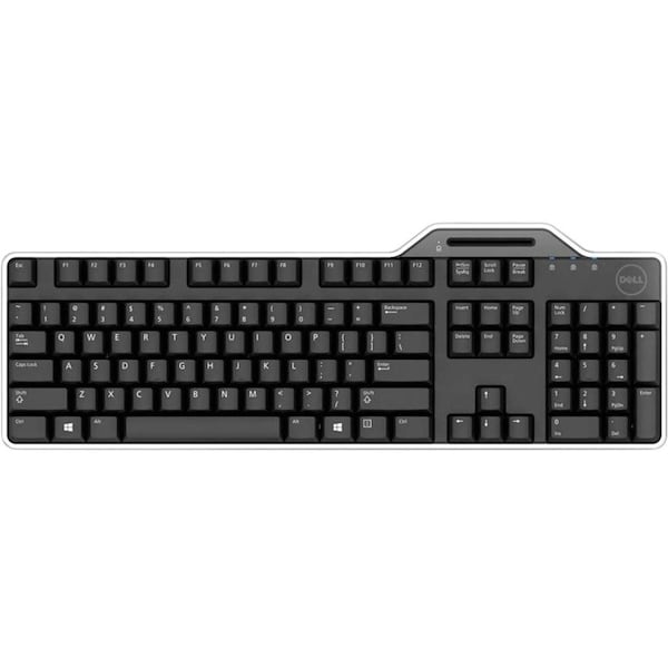 Dell Keyboard - Cable Connectivity - USB Interface - Smart Card Reader KB813-BK-US - main