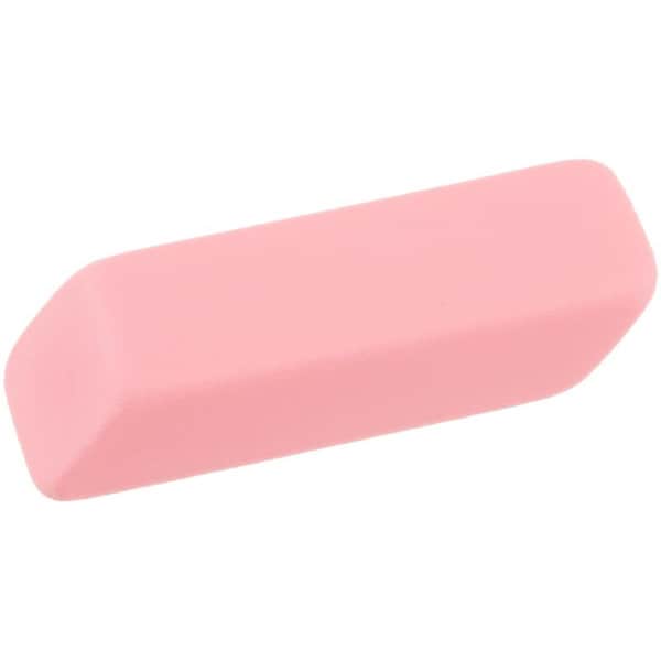 Alfred Music 2.125 x 0.75 x 0.25 in. Beveled Eraser, Pink, Medium, 12PK SW3086515 - main