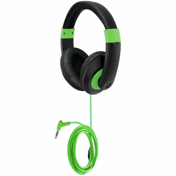 Hamiltonbuhl Hamilton Buhl Smart-Trek Headphone - Green Accents ST1GN - main