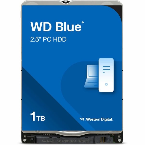 Wd Bulk Western Digital Blue WD10SPZX 1 TB Hard Drive - 2.5" Internal - SATA (SATA/600) WD10SPZX - main