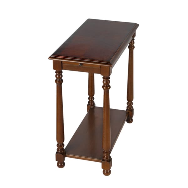Homeroots 24" Brown End Table With Shelf 488965 - main