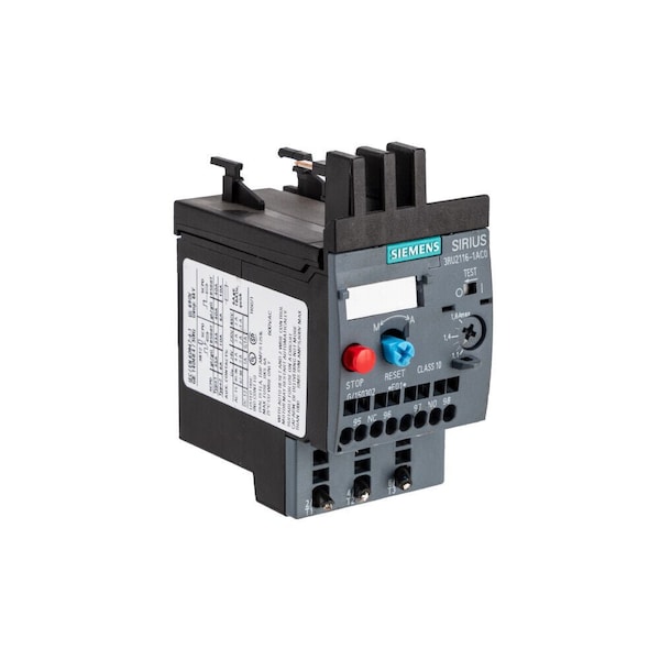 Siemens Overload relay 1.1.1.6 A Thermal For motor protection Size S00 Class 10 3RU2116-1AC0 - main