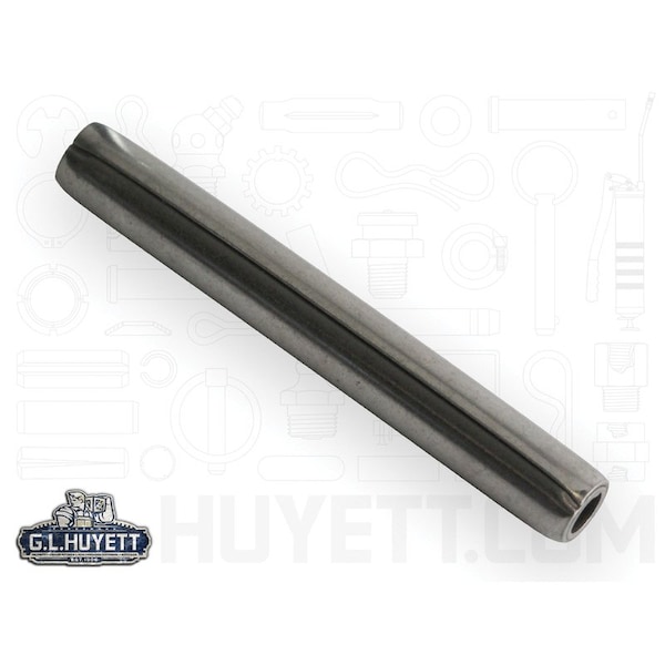 Huyett Coiled Spring Pin, Standard Duty, 420 Stainless Steel, 0.250 in Dia x 2.000 in Length SPCSP-250-2000 - main