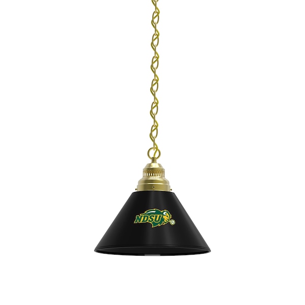 Holland Bar Stool Co North Dakota State Pendant Light, Black Shades, Brass Fixture BL1BRNDakSt-B - main
