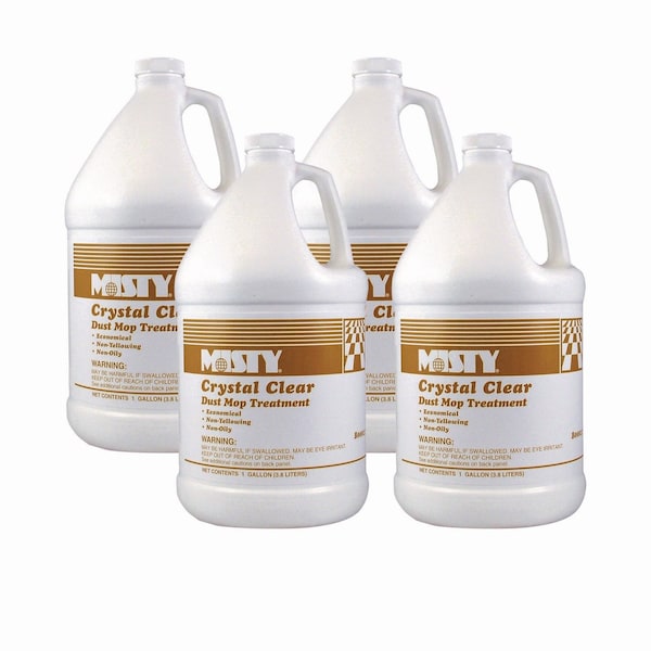 Misty Dust Mop Treatment, Attracts Dirt, Non-Oily, Grapefruit, 1gal, PK4 1003411 - main