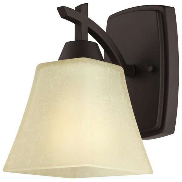 Westinghouse Midori Series Indoor Wall Fixture, 1Lamp, OilRubbed Bronze Fixture 63073 - main
