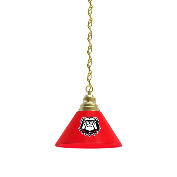 Holland Bar Stool Co Georgia "Bulldog" Pendant Light, Brass Fixture BL1BRGA-Dog - main