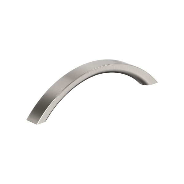 Amerock Parabolic 5-1/16 inch (128mm) Center-to-Center Satin Nickel Cabinet Pull, 10PK 10VMP37347G10 - main