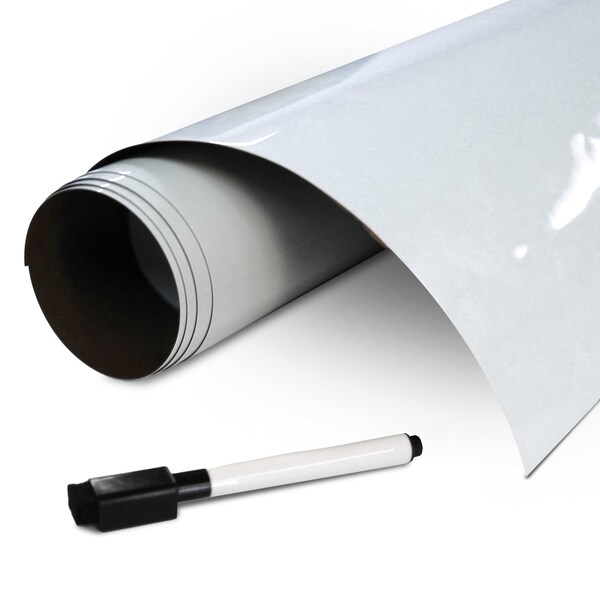 Flipside 24" x 36" Repositionable Whiteboard Stickable w/ Dry Erase Marker 92436 - main