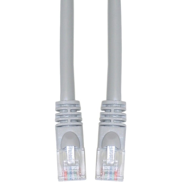 Cable Wholesale Cat5e Gray Copper Ethernet Patch Cable, Snagless/Molded Boot, POE Compliant, 150 foot 10X6-021150 - main