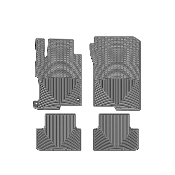 Weathertech Grey, Front and Rear All Weather Floor Mats WTHG293198 - main