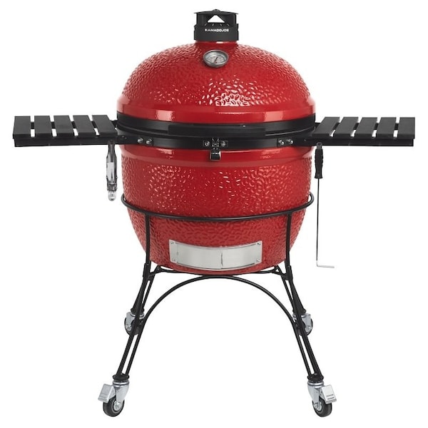 Kamado Joe Big Joe II Grill, 452 sqin Primary Cooking Surface, 1056 sqin Secondary Cooking Surface, Red BJ24RHC - main