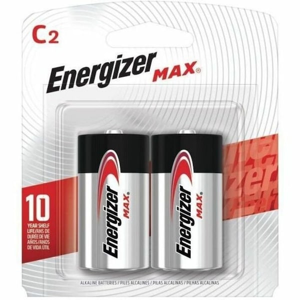 Energizer Max C Alkaline Battery, 2PK E93BP-2 - main