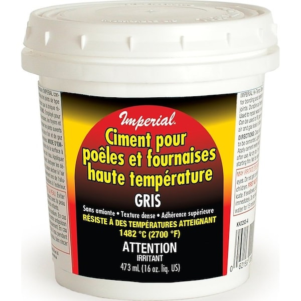 Imperial Mfg Cement Furnace/Stove 16Oz Grey KK0283-A - main