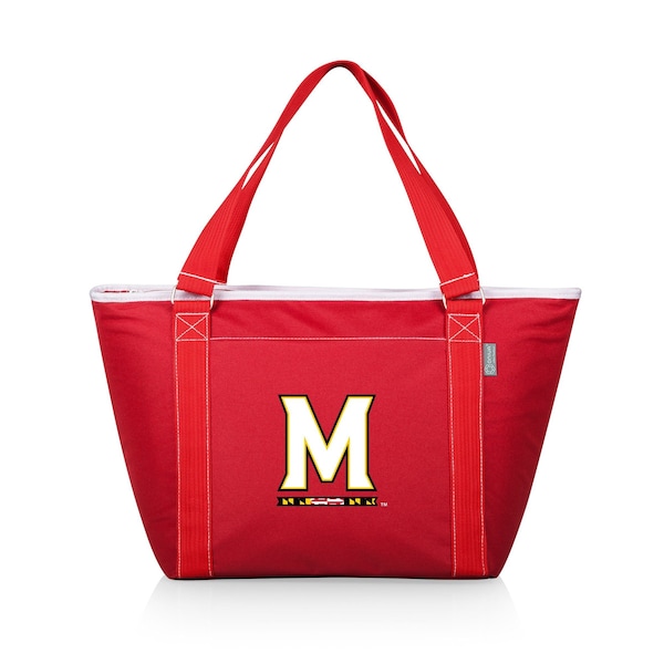 Picnic Time Family Of Brands NCAA Maryland Terrapins Topanga Tote Cooler Bag - Soft Cooler Bag - Picnic Cooler, Red 619-00-100-314-0 - main