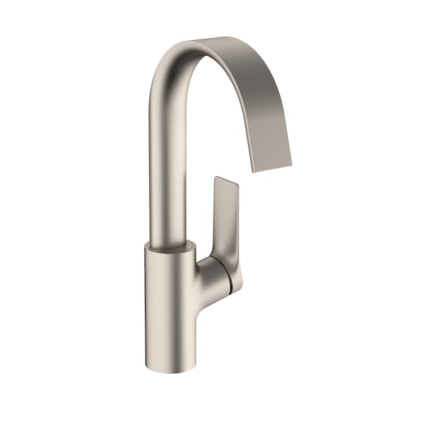 Hansgrohe Vivenis Single-hole Faucet 210 with Swivel Spout and Pop-Up Drain, 1.2 GPM in Brushed Nickel 75030821 - main