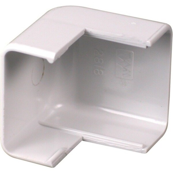 Wiremold External Elbow Fitting, White, PVC 2818-WH - main