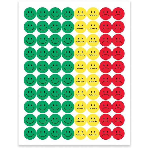 Hygloss Products Behavior Stickers, 0.5in, PK1920 41825 - main