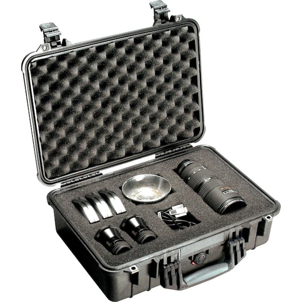 Pelican Silver Protective Case, 18-1/2"L x 14.06"W x 6.93"D 1500NF - main