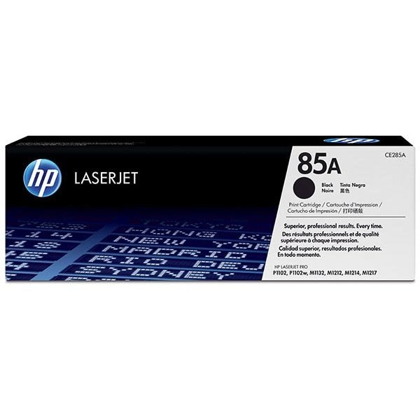 Hp 85A (CE285A) Black Original LaserJet Toner Cartridge (1,600 Yield) CE285A - main