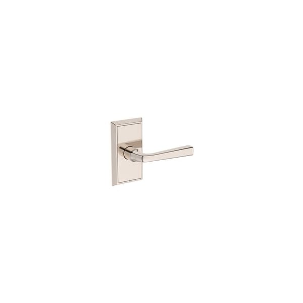Baldwin Residential Door Levers Passage Right Hand Lifetime Bright Nickel PSKINHFR055 - main