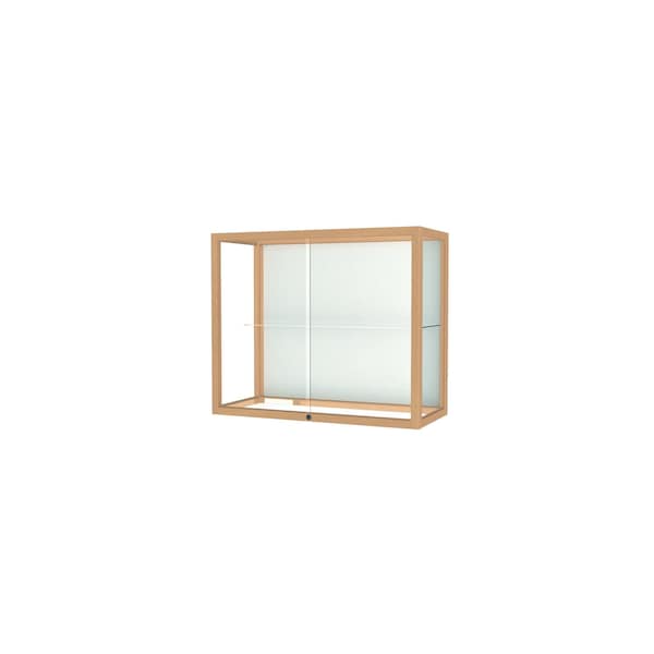 Ghent Wall or Top Display Case 36x30x14, Natrl Maple 894M-WB-H - main