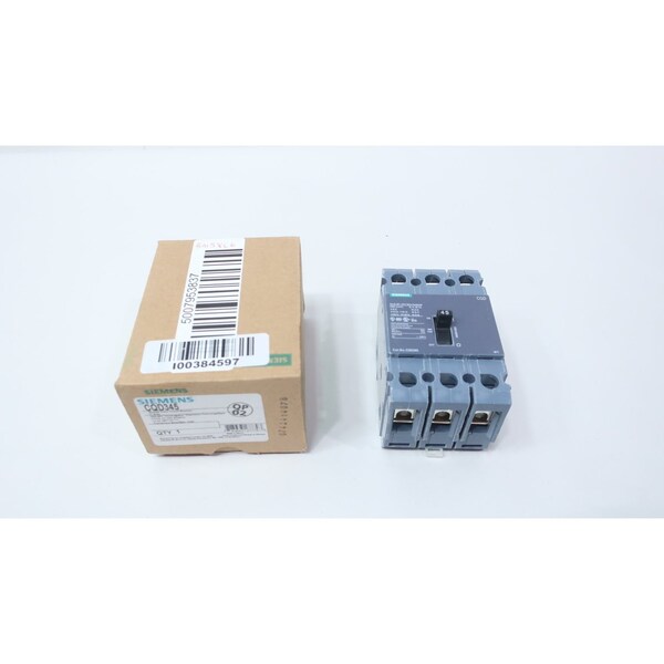 Siemens MOLDED CASE CIRCUIT BREAKER 45A AMP 240/480V-AC 3P CQD345 - main