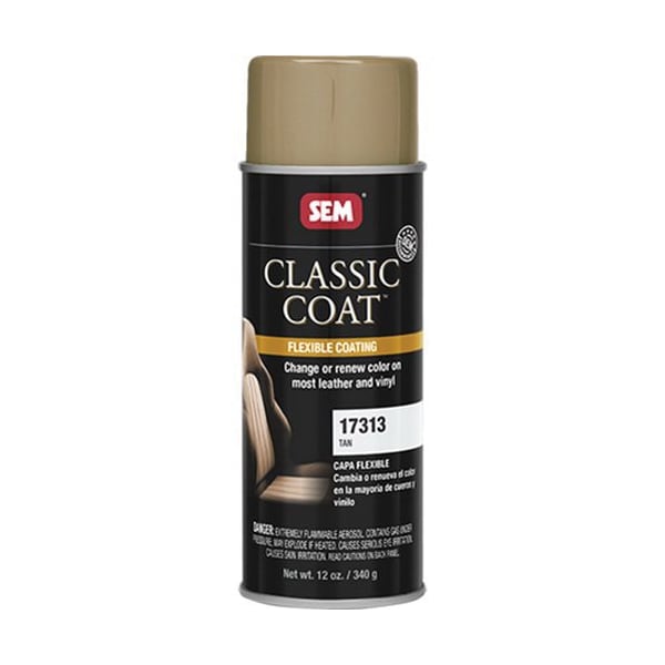 Sem Classic Coat Flexible Coating, 16 oz Aerosol Can, Tan, 24 hr Curing, Aerosol 17313 - main