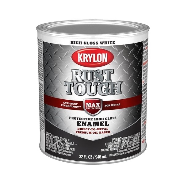 Krylon White, Gloss, Oil, 32 oz K09704008 - main