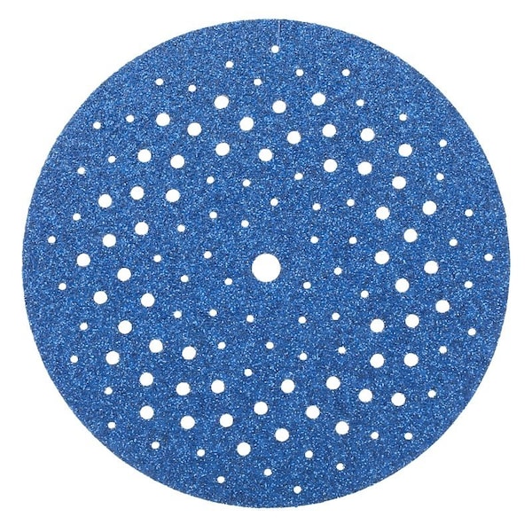 Norton Co 0 Sanding Disc, 5 in Dia, 1116 in Arbor, Coated, 60 Grit, Coarse, Alumina Ceramic Abrasive, Spiral 3233 - main