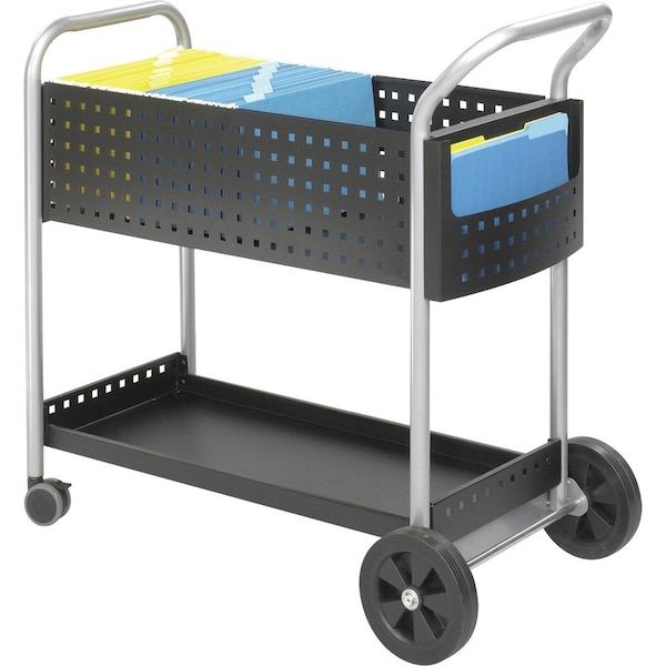 Safco Scoot Mail Cart, 150 Legal 5239BL - main