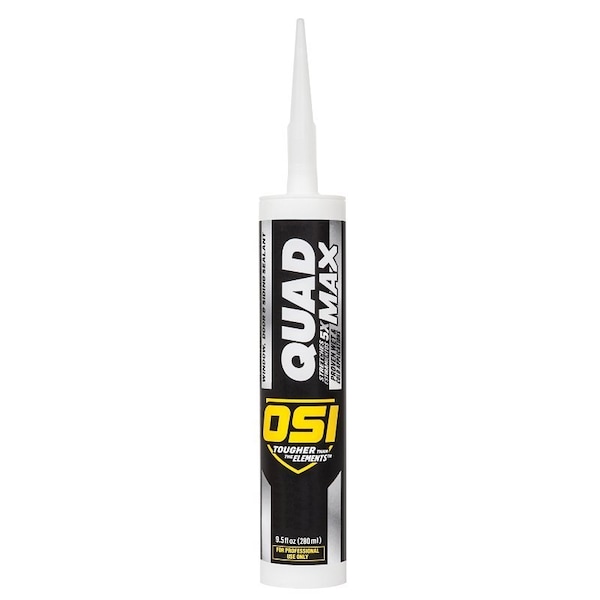 Henkel Osi Quad Max Sealant, Black, -14 To 158 Deg F, 9.5 Oz Cartridge 1868687 - main