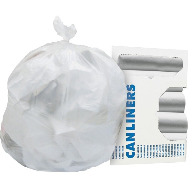 Heritage 56 gal Trash Bags, 43 in x 46 in, Heavy-Duty, 14 microns, Natural V8646HN R01 - main