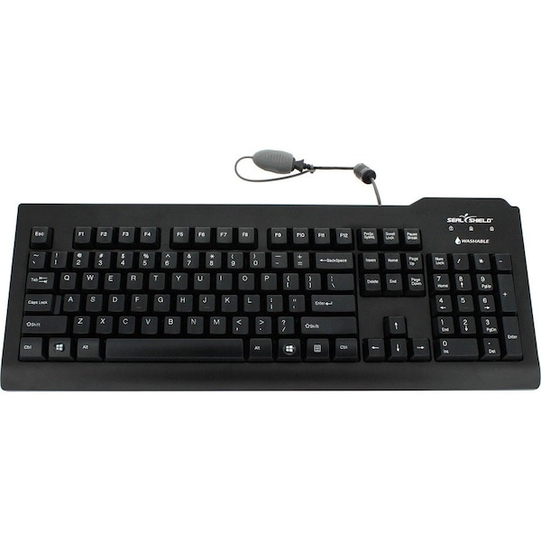 Sealshield SILVER SEAL Medical Grade Keyboard w/ Quick Connect - Dishwasher Safe & Antimicr SSKSV207 - main