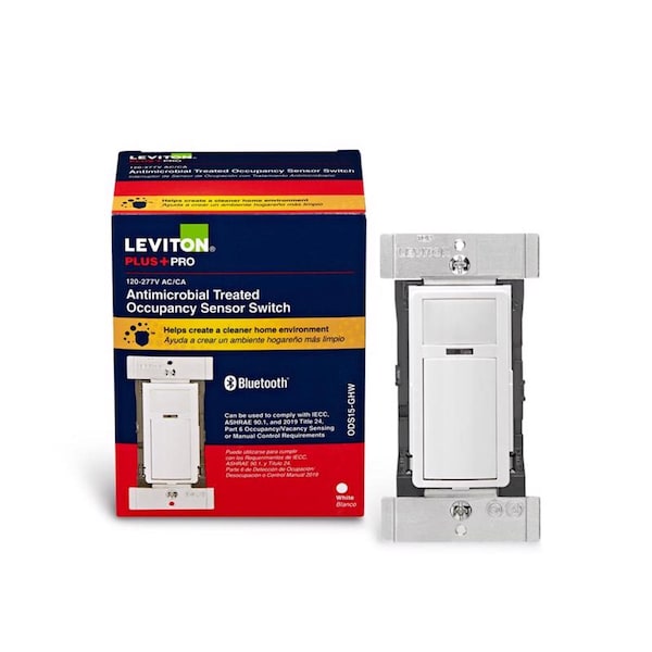 Leviton Leviton Decora 10 amps Motion Sensor Switch White 1 pk ODS15-GHW - main