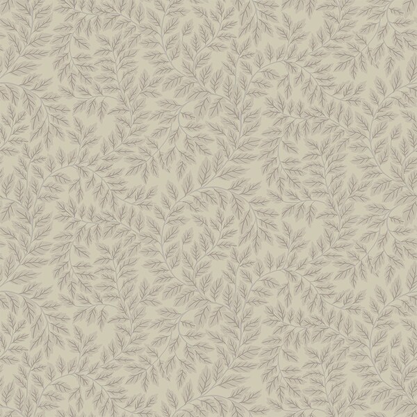 A-Street Prints Lindlöv Taupe Leafy Vines Wallpaper 4143-34018 - main