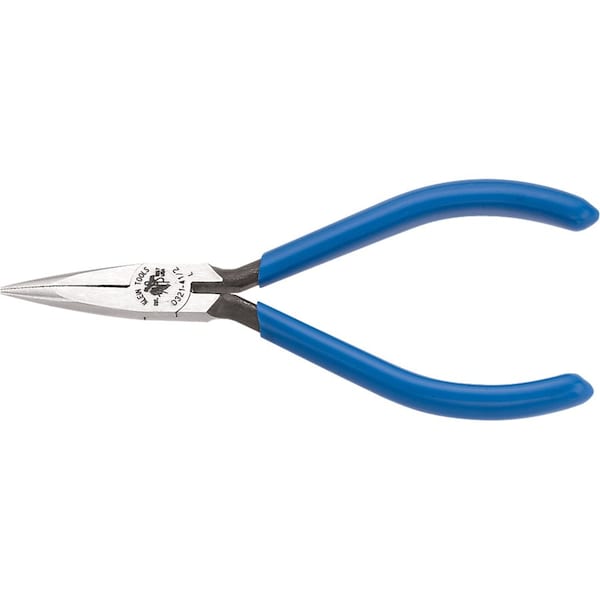 Klein Tools 4 13/16 in D321 Needle Nose Plier Plastic Dipped Handle D321-41/2C - main