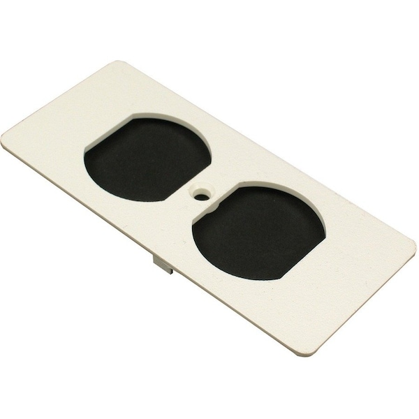 Legrand Duplex Receptacle Cover, Ivory 5507D - main
