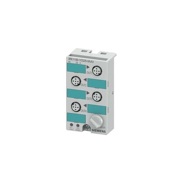 Siemens AS-i compact module K45 digital 4 DQ IP67 4 x output 3RK1100-1CQ20-0AA3 - main