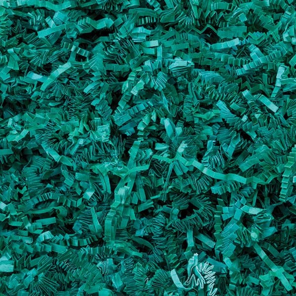 Nashville Wraps Teal Crinkle Cut Shredded Paper, 10 lb Box ZF10TE - main