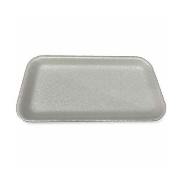 Gen Meat Trays, No 17S, 8.5 x 4.69 x 0.64, White, 500PK 17SWH - main