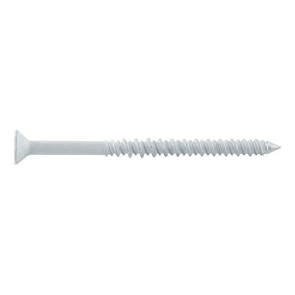 Dewalt Concrete Anchor Screw, 9/64 in Dia., Flat, 3 3/4 in L, Steel Zinc Plated, 1000 PK DFM2ELD370S - main
