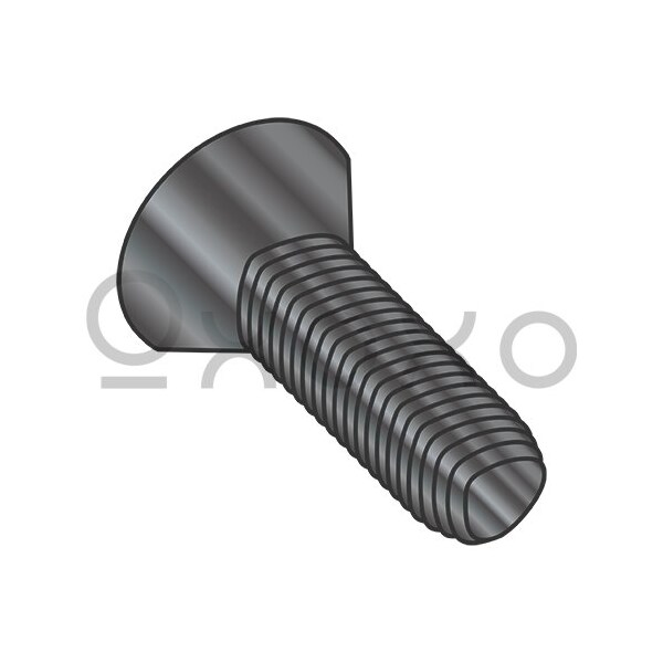 Oxoxo 4-40X3/8 Phil Flat Taptite Alternative Thread Rolling Scrw Fully Thread Black Oxide & Wax, 10000PK 374958 - main