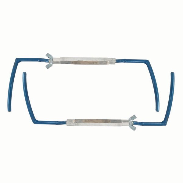 Jorgensen Laboratories Connecting Rods for MB Spinal Brace, 1/2", 16"-22" length J1240F - main